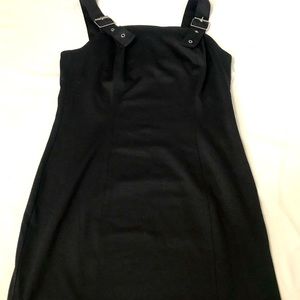 Black Cirlced Straps dress